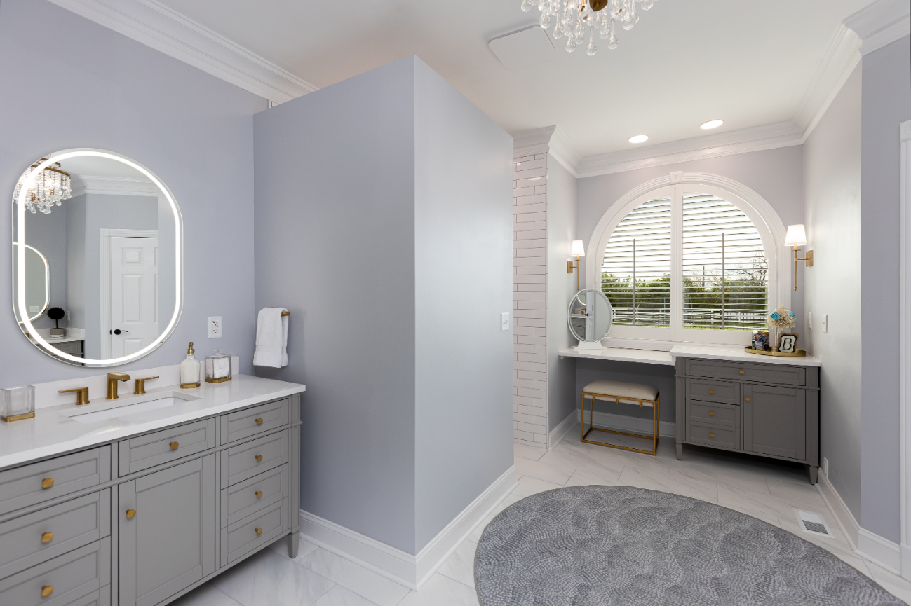 DIY Master Bathroom Turned Modern Chic in Richmond, KY